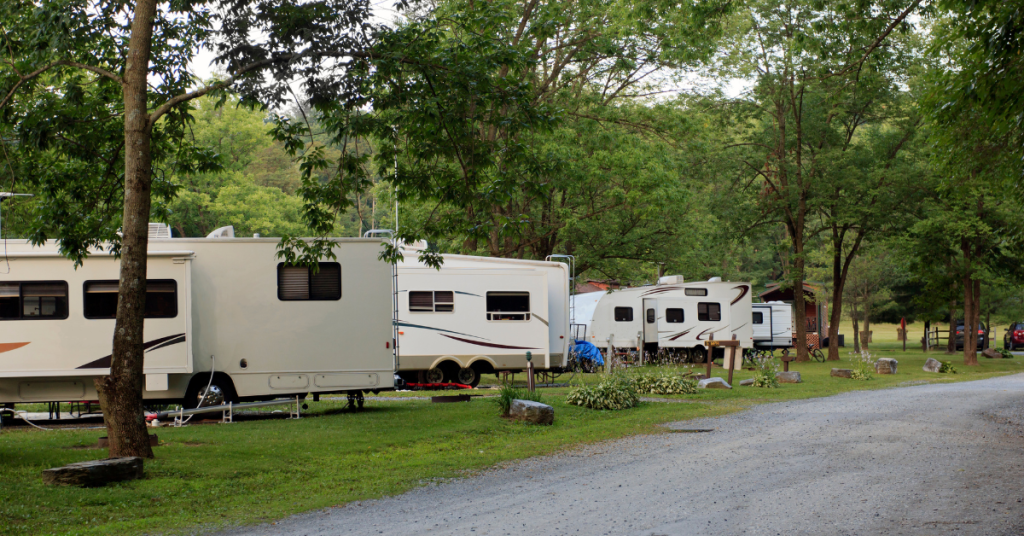 RVing at a campground